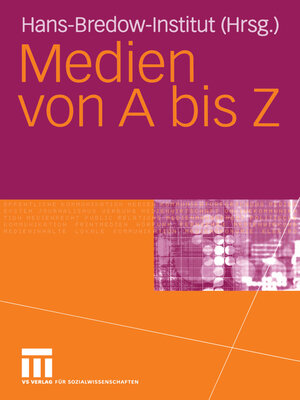 cover image of Medien von a bis Z